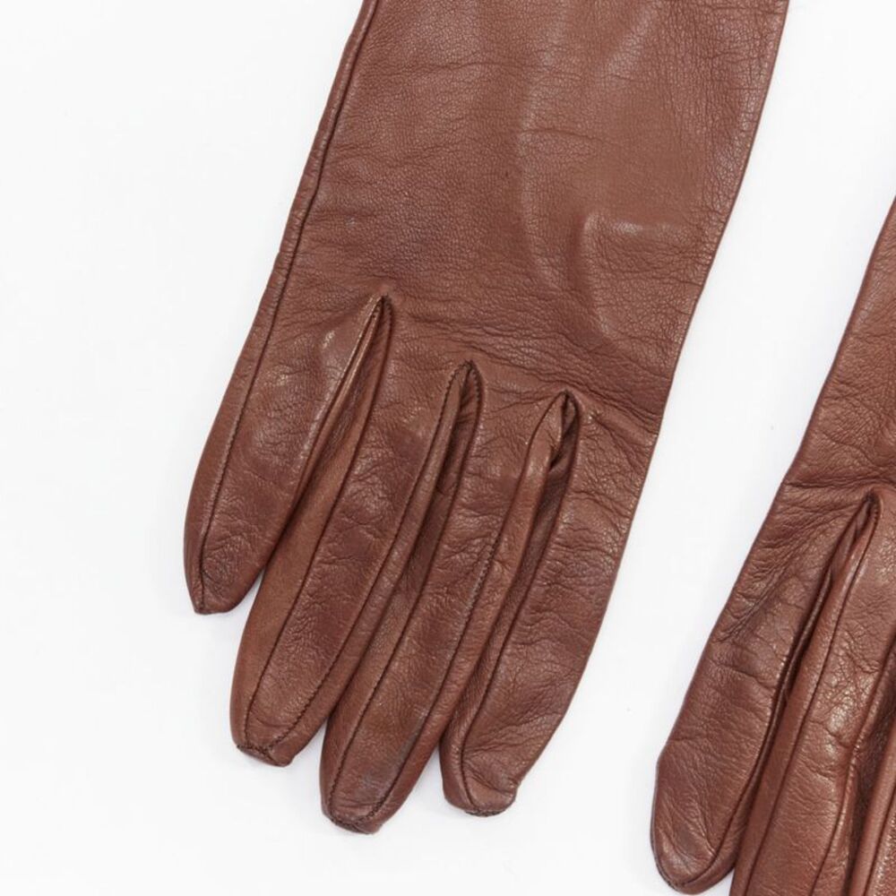 Gucci Studs Leather Opera Gloves - Picture 3 of 6